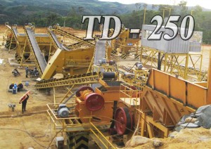 Hệ thống băng tải của dây chuyền TD – 250